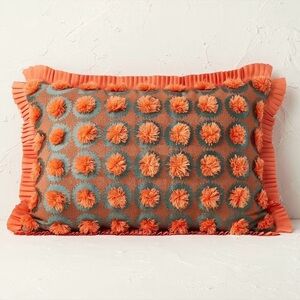Opalhouse Jungalow Fringe Pom Throw Pillow